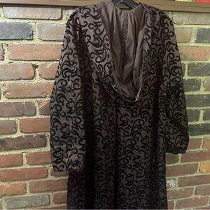 Sackables | brown reversible jacket coat leopard print cheetah print vintage